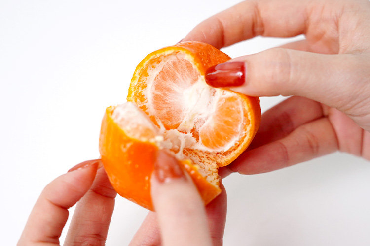 パカッと半分、手軽に楽しむ方法