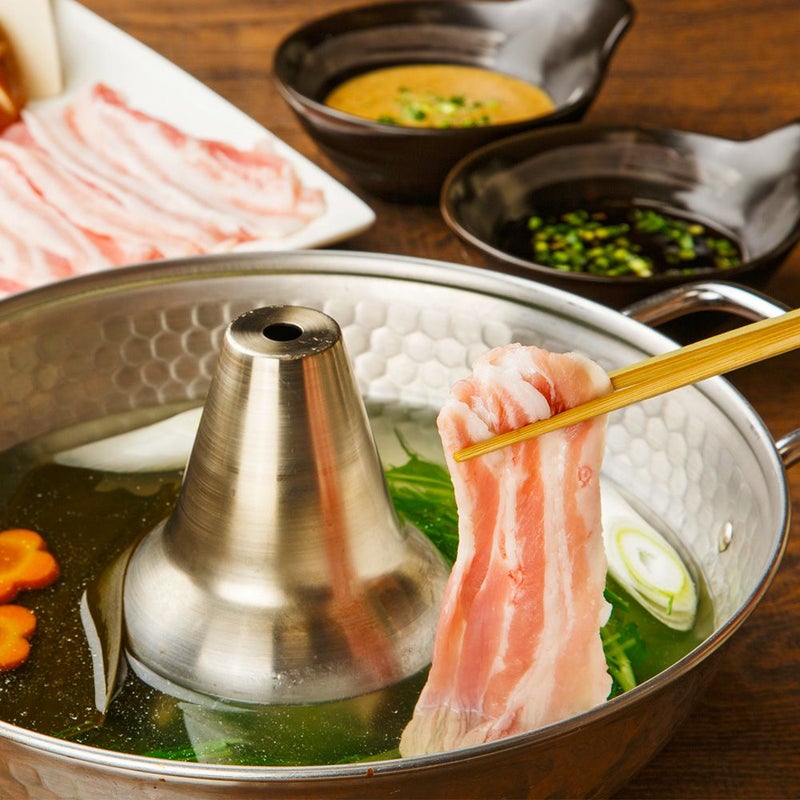 【送料込】華蓮ギフト 鹿児島黒牛・黒豚しゃぶしゃぶセットB 3～5人前 桐箱入の商品画像03