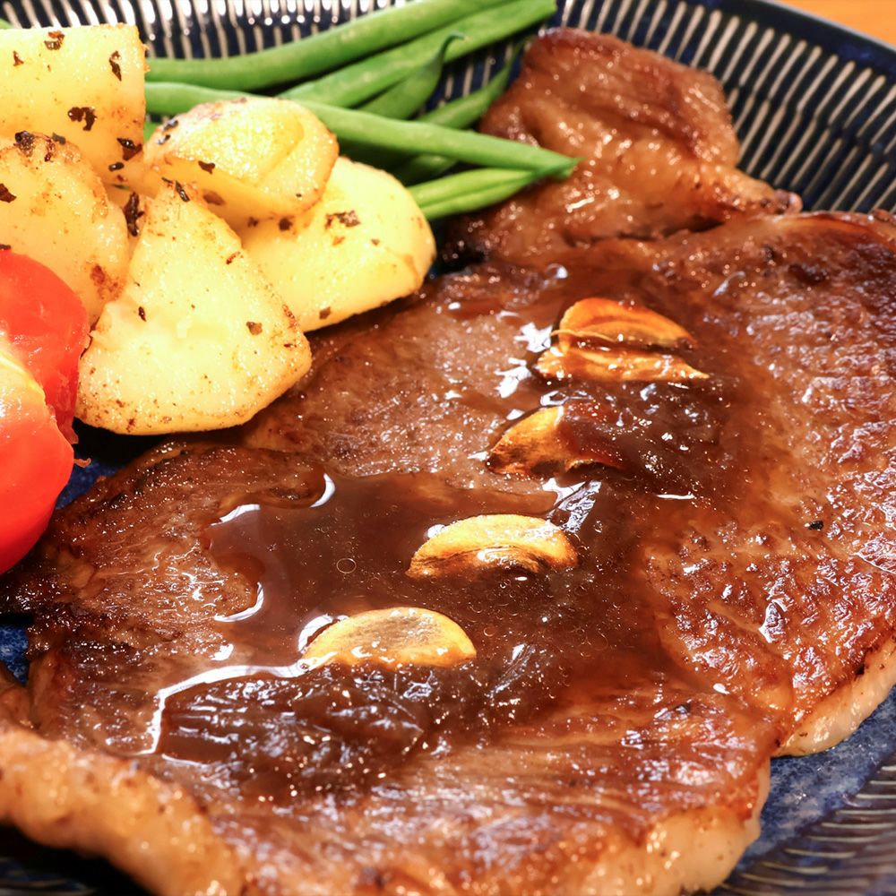 【送料込】華蓮 鹿児島黒牛サーロインステーキ ご自宅用 200グラム×2枚の商品画像02