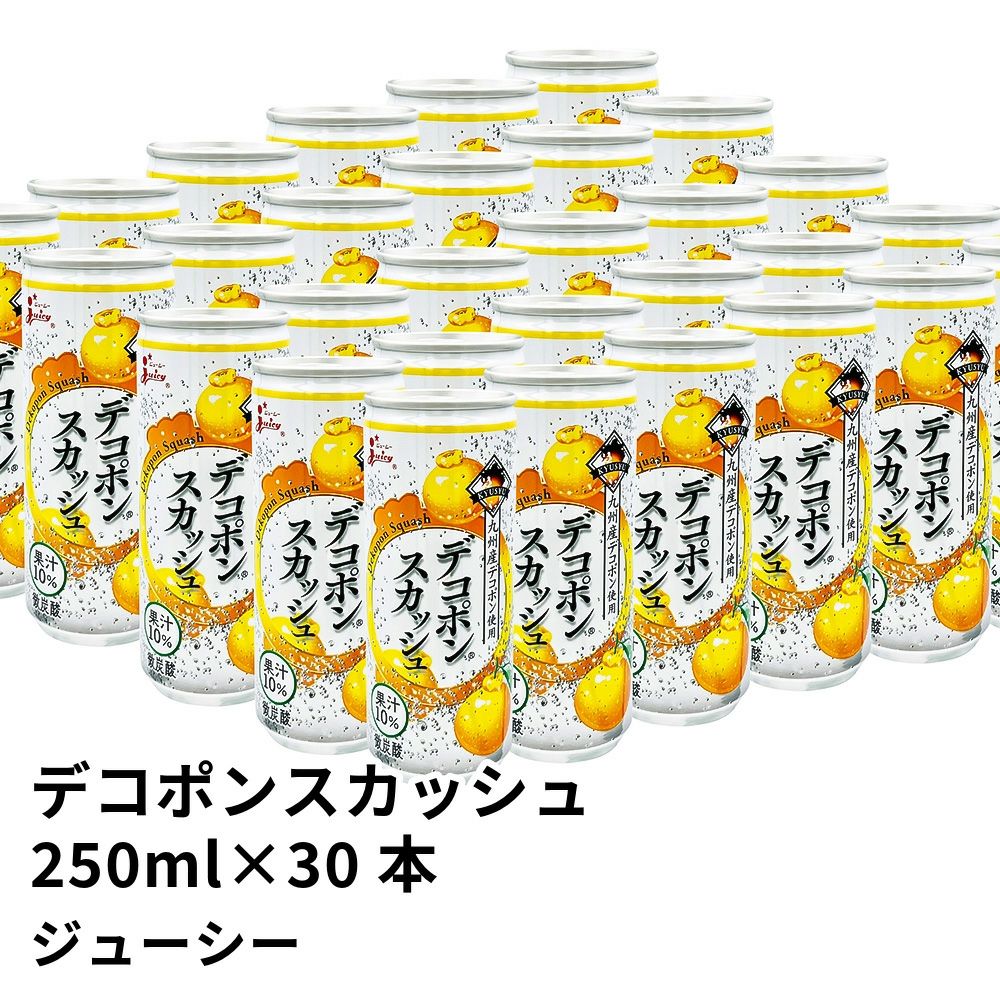 デコポンスカッシュ 250ml×30本の通販・お取り寄せ | JA鹿児島ふるさと