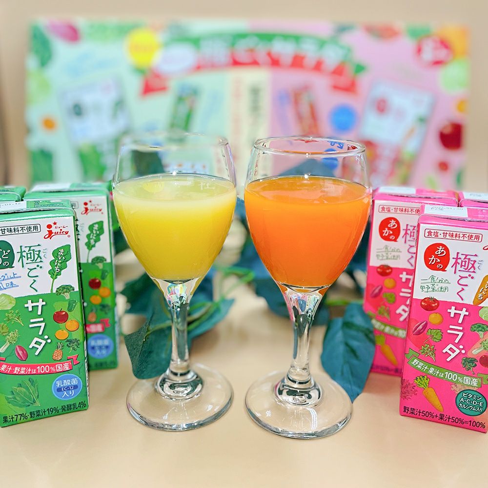 大容量！！！☆飲料・食料品セット☆ 野菜ジュース まいにち極ごくサラダ みどり・あか 48本セットの通販