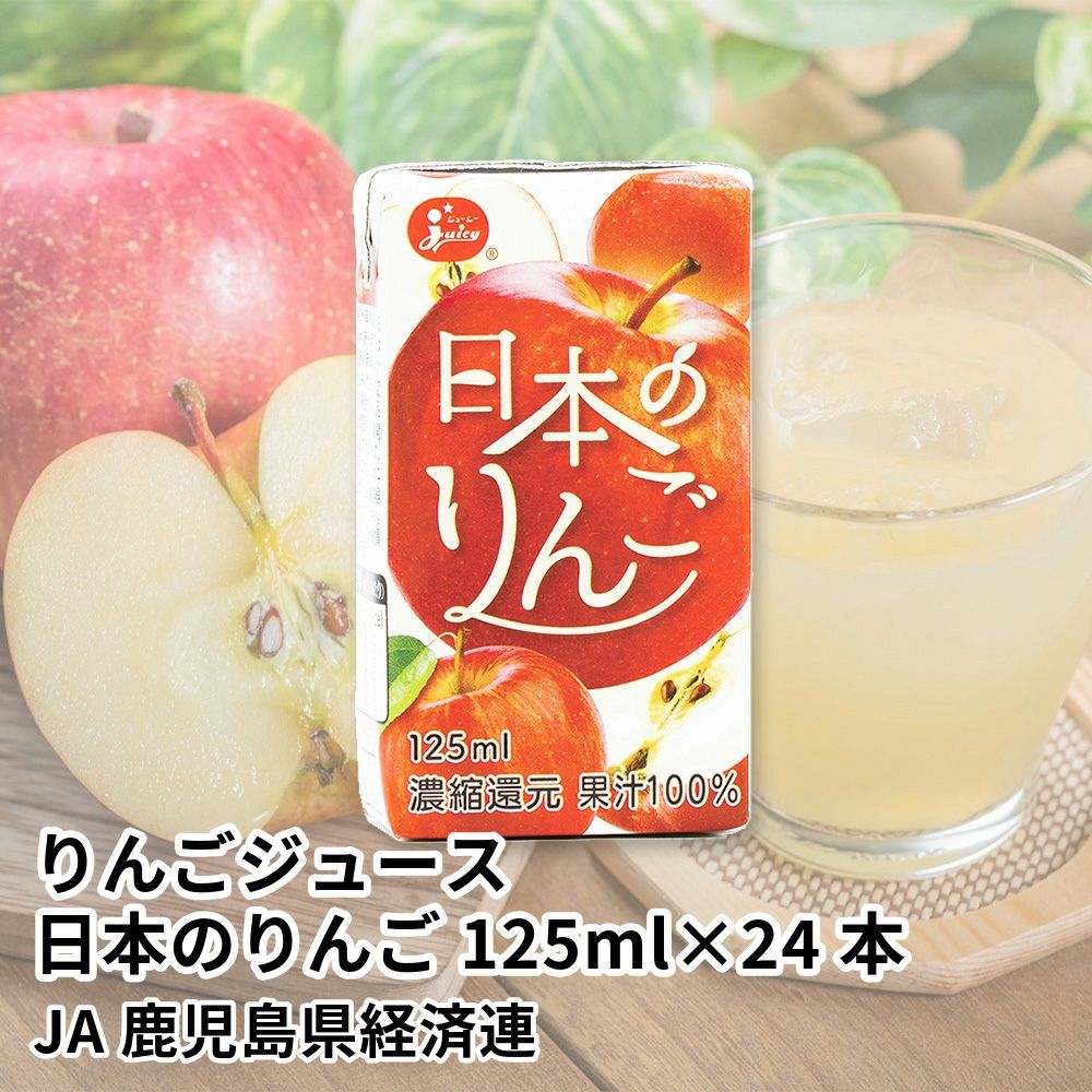 リンゴジュース りんごジュース 日本のりんご 125ml×24本の通販・お取り寄せ | JA