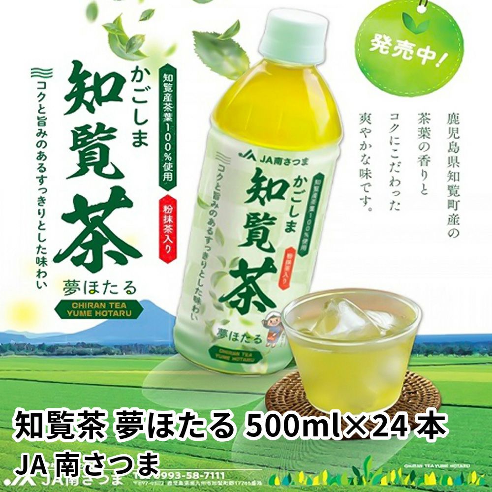 知覧茶 夢ほたる ペットボトル 500ml×24本の通販・お取り寄せ | JA