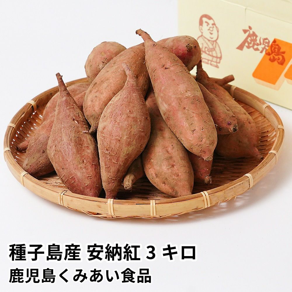 種子島産 安納紅 生芋 3キロ 8～15本のギフト通販・お取り寄せ | JA