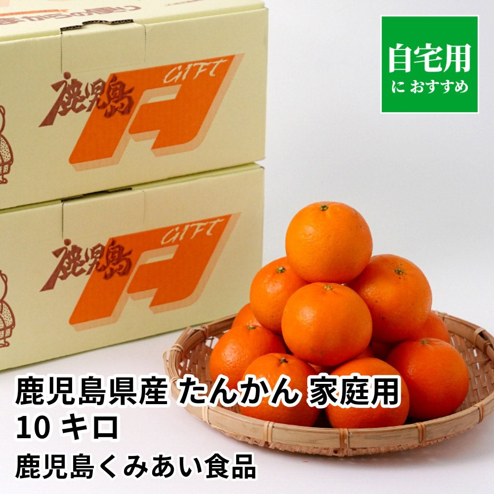 鹿児島県産 たんかん 家庭用 10キロ 4L～2Sサイズの商品画像01
