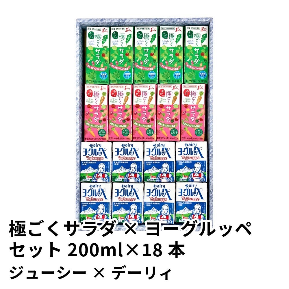 極ごくサラダ×ヨーグルッペセット